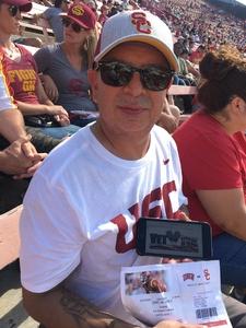 Richard attended USC Trojans vs. UNLV - NCAA Football on Sep 1st 2018 via VetTix 