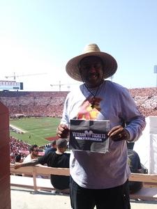 Tony attended USC Trojans vs. UNLV - NCAA Football on Sep 1st 2018 via VetTix 