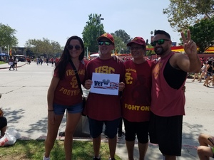 Kenneth attended USC Trojans vs. UNLV - NCAA Football on Sep 1st 2018 via VetTix 