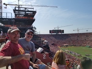 Kerry attended USC Trojans vs. UNLV - NCAA Football on Sep 1st 2018 via VetTix 