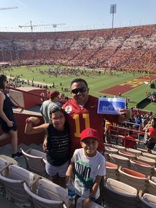Xavier attended USC Trojans vs. UNLV - NCAA Football on Sep 1st 2018 via VetTix 