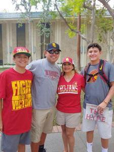 Mario attended USC Trojans vs. UNLV - NCAA Football on Sep 1st 2018 via VetTix 