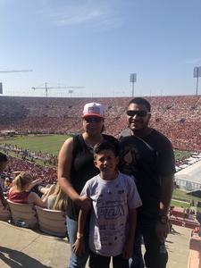 Juan attended USC Trojans vs. UNLV - NCAA Football on Sep 1st 2018 via VetTix 