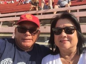 Carlos attended USC Trojans vs. UNLV - NCAA Football on Sep 1st 2018 via VetTix 