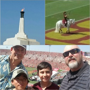 James attended USC Trojans vs. UNLV - NCAA Football on Sep 1st 2018 via VetTix 