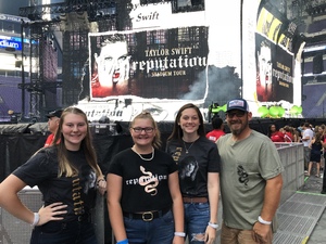 Joshua attended Taylor Swift Reputation Tour on Sep 1st 2018 via VetTix 