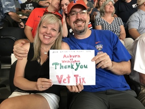 David attended Washington Huskies vs. Auburn Tigers - Chick-fil-a Kickoff Game! on Sep 1st 2018 via VetTix 