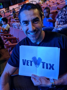 Salvador attended Marvel Universe Live! Age of Heroes - Presented by the Frank Erwin Center on Aug 24th 2018 via VetTix 