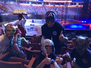Hank attended Marvel Universe Live! Age of Heroes - Presented by the Frank Erwin Center on Aug 24th 2018 via VetTix 