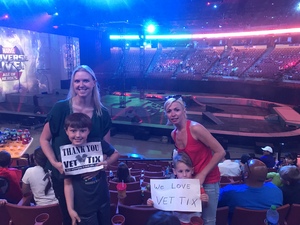 Jamie attended Marvel Universe Live! Age of Heroes - Presented by the Frank Erwin Center on Aug 26th 2018 via VetTix 
