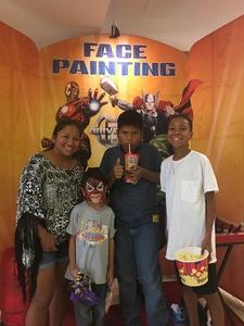 Daniela attended Marvel Universe Live! Age of Heroes - Presented by the Frank Erwin Center on Aug 26th 2018 via VetTix 