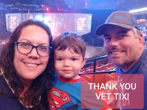 Ricardo attended Marvel Universe Live! Age of Heroes - Presented by the Frank Erwin Center on Aug 26th 2018 via VetTix 