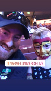 Nathaniel attended Marvel Universe Live! Age of Heroes - Presented by the Frank Erwin Center on Aug 26th 2018 via VetTix 