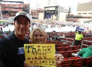 Tim and Helen attended Journey & Def Leppard Concert on Aug 24th 2018 via VetTix 
