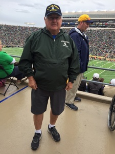 William attended Notre Dame Fightin' Irish vs. Vs. Ball State Cardinals - NCAA Football on Sep 8th 2018 via VetTix 