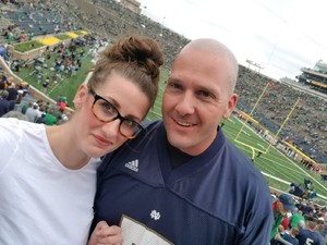 Justin McColley attended Notre Dame Fightin' Irish vs. Vs. Ball State Cardinals - NCAA Football on Sep 8th 2018 via VetTix 