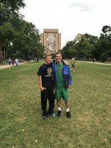 Chris attended Notre Dame Fightin' Irish vs. Vs. Ball State Cardinals - NCAA Football on Sep 8th 2018 via VetTix 