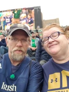 Timothy attended Notre Dame Fightin' Irish vs. Vs. Ball State Cardinals - NCAA Football on Sep 8th 2018 via VetTix 
