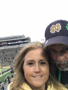 Timothy Gangwayg attended Notre Dame Fightin' Irish vs. Vs. Ball State Cardinals - NCAA Football on Sep 8th 2018 via VetTix 