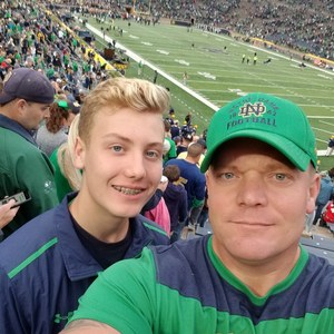 Gary attended Notre Dame Fightin' Irish vs. Vs. Ball State Cardinals - NCAA Football on Sep 8th 2018 via VetTix 