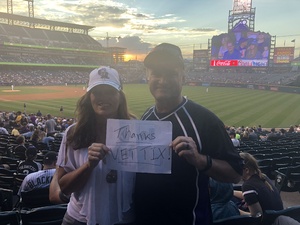 Peter attended Colorado Rockies vs San Francisco Giants - MLB on Sep 4th 2018 via VetTix 