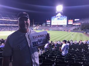Brandon attended Colorado Rockies vs San Francisco Giants - MLB on Sep 4th 2018 via VetTix 