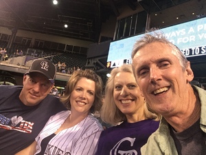 Robert attended Colorado Rockies vs San Francisco Giants - MLB on Sep 4th 2018 via VetTix 