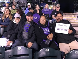 Ernest attended Colorado Rockies vs San Francisco Giants - MLB on Sep 5th 2018 via VetTix 