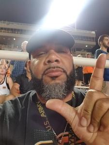 LaRon attended Oklahoma State University Cowboys vs. Missouri State - NCAA Football on Aug 30th 2018 via VetTix 