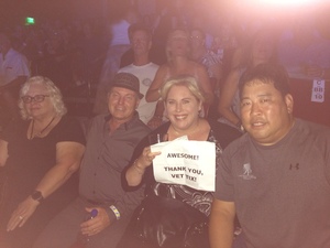 Christopher attended 3 Doors Down and Collective Soul on Sep 8th 2018 via VetTix 