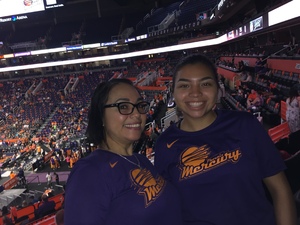 David attended Phoenix Mercury vs. Seattle Storm - WNBA Semi-finals on Aug 31st 2018 via VetTix 