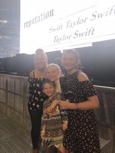 James attended Taylor Swift Reputation Stadium Tour - Pop on Oct 5th 2018 via VetTix 