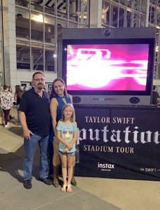 Bruce attended Taylor Swift Reputation Stadium Tour - Pop on Oct 5th 2018 via VetTix 