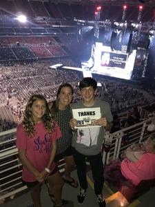 Jeremy attended Taylor Swift Reputation Stadium Tour - Pop on Sep 18th 2018 via VetTix 