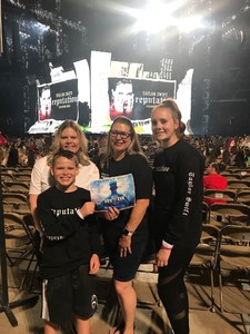 Family of SGT First Class Gary L. Adams attended Taylor Swift Reputation Stadium Tour - Pop on Sep 18th 2018 via VetTix 
