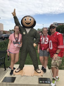 Bill K attended Ohio State Buckeyes vs. Oregon State - NCAA Football on Sep 1st 2018 via VetTix 