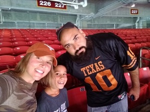 Guillermo attended Texas Longhorns vs. Maryland Terrapins - NCAA Football on Sep 1st 2018 via VetTix 