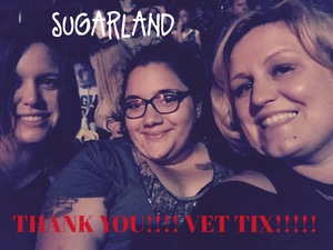 Ashley attended Sugarland - Country on Sep 8th 2018 via VetTix 