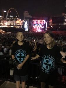 Hollie attended Ed Sheeran: 2018 North American Stadium Tour - Pop on Sep 6th 2018 via VetTix 