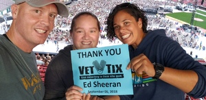 Nicole attended Ed Sheeran: 2018 North American Stadium Tour - Pop on Sep 6th 2018 via VetTix 