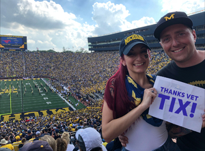 Lainy attended University of Michigan Wolverines vs. SMU Mustangs - NCAA Football on Sep 15th 2018 via VetTix 