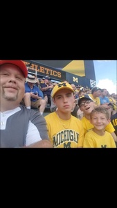 Ricky attended University of Michigan Wolverines vs. SMU Mustangs - NCAA Football on Sep 15th 2018 via VetTix 