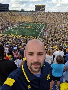 Shane attended University of Michigan Wolverines vs. SMU Mustangs - NCAA Football on Sep 15th 2018 via VetTix 