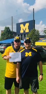 Dan attended University of Michigan Wolverines vs. SMU Mustangs - NCAA Football on Sep 15th 2018 via VetTix 