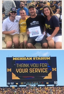 Paul attended University of Michigan Wolverines vs. SMU Mustangs - NCAA Football on Sep 15th 2018 via VetTix 