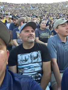 Joe attended University of Michigan Wolverines vs. SMU Mustangs - NCAA Football on Sep 15th 2018 via VetTix 