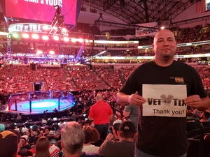 Willi attended UFC 228 - Mixed Martial Arts on Sep 8th 2018 via VetTix 