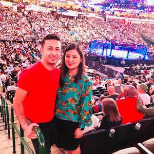 Prajwal attended UFC 228 - Mixed Martial Arts on Sep 8th 2018 via VetTix 