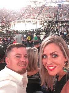 Kasey attended UFC 228 - Mixed Martial Arts on Sep 8th 2018 via VetTix 