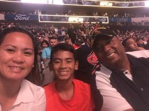Jofelle attended UFC 228 - Mixed Martial Arts on Sep 8th 2018 via VetTix 